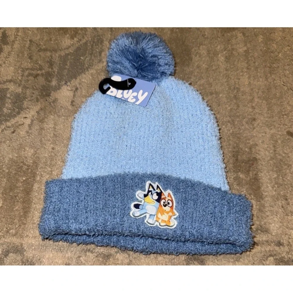 Bluey toddler girl Blue Beanie Hat New‎